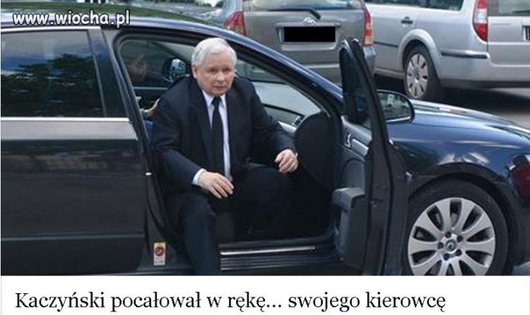 Całuśny ten nasz prezes... 