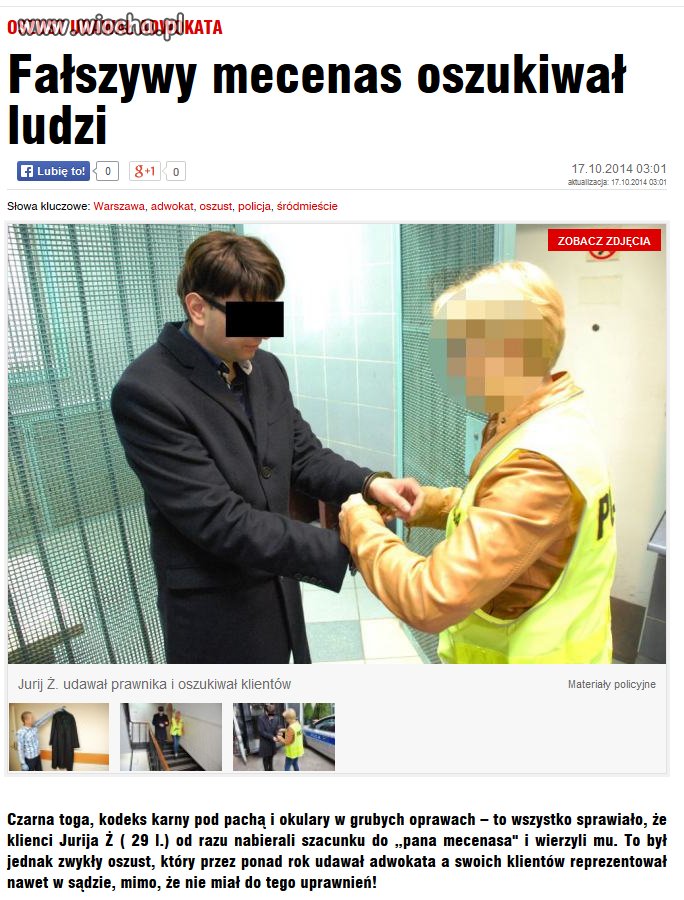 Ślepy polski wymiar sprawiedliwości