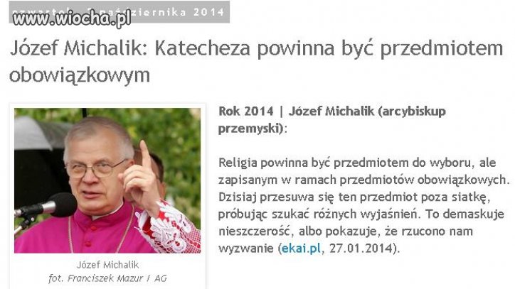 Następny mądry...