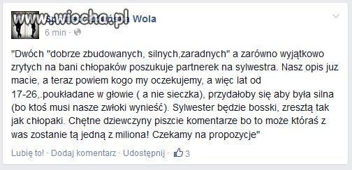 Chłopcy szukają lasek na sylwestra