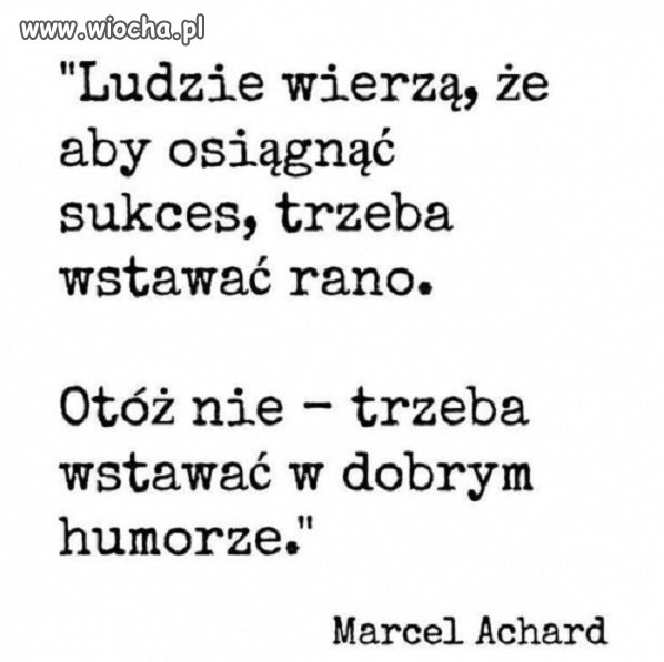 Teraz wiadomo dla kogo ta strona