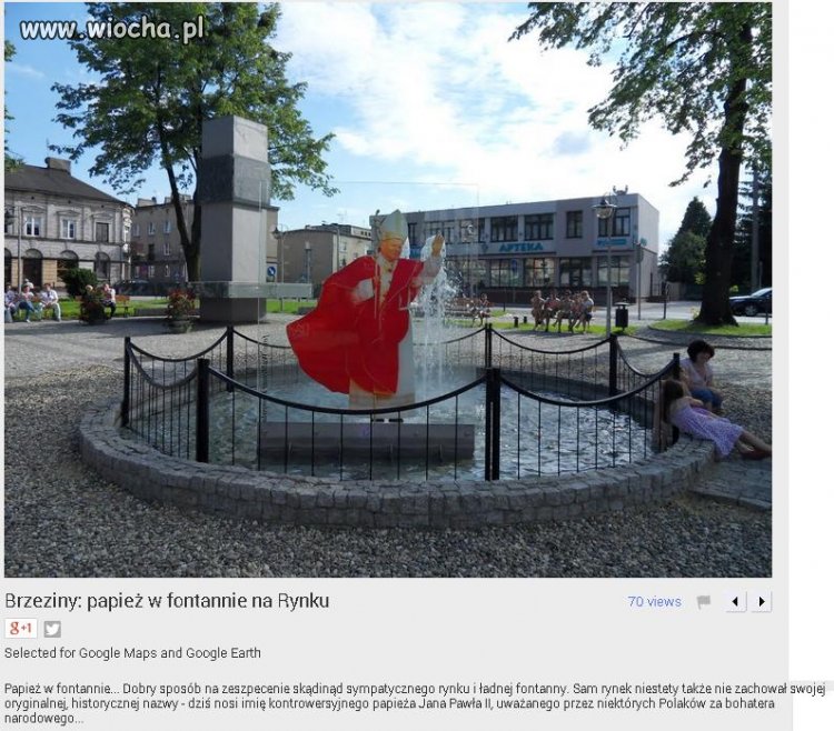 Nie chciał by stawiano mu pomniki...