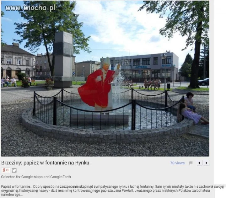Nie chciał by stawiano mu pomniki...