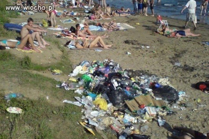 Syf na plaży
