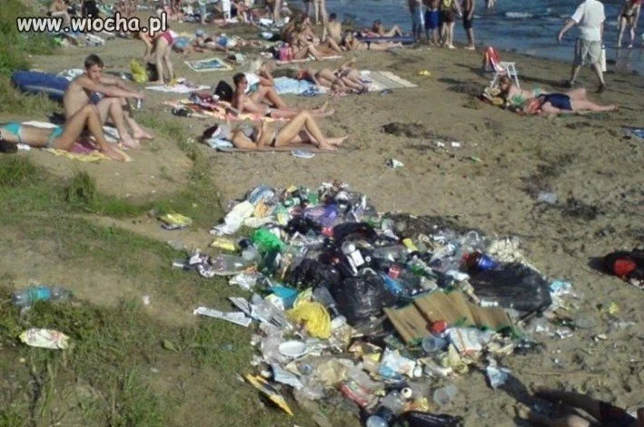 Syf na plaży