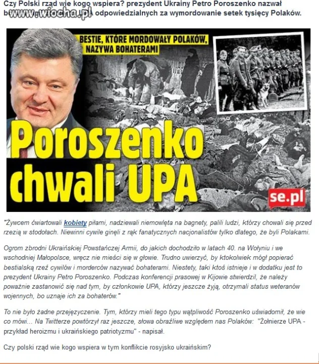 Szokująca wypowiedź prezydenta Ukrainy