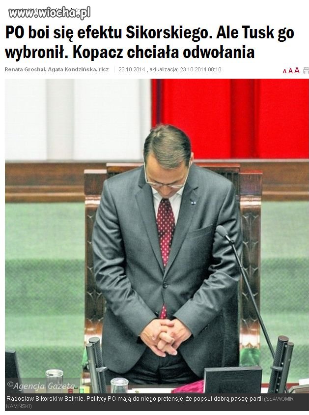 Gdyby ktoś miał wątpliwości kto jest premierem. 