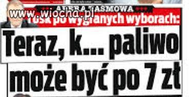 Czy znów dasz się nabrać !!! paliwa poniżej 5 zł 