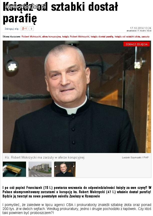 Nowa parafia dla złodzieja!