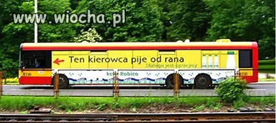 Ten kierowca pije od rana 