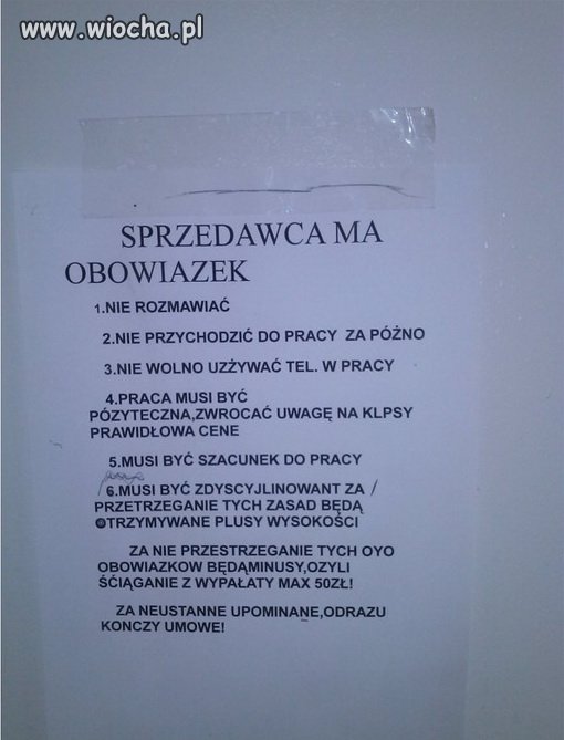 Sprzedawca ma obowiązek