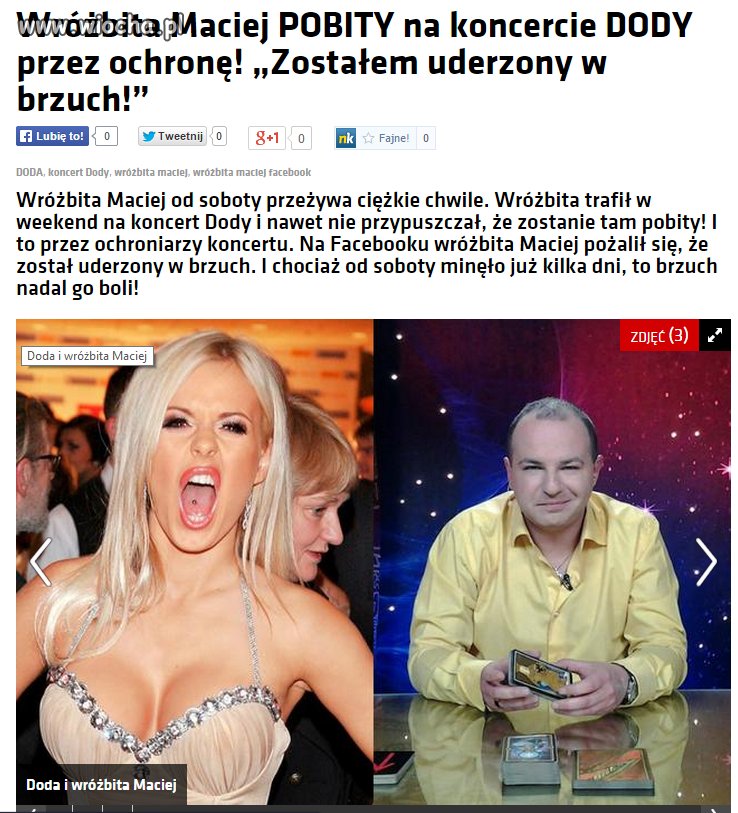 Hehe no i co nie przewidział tego