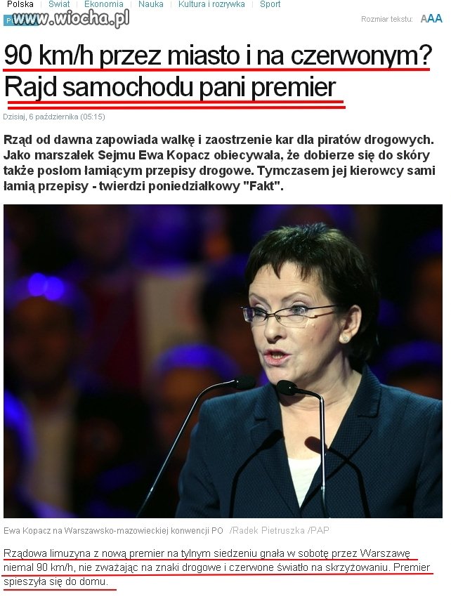 "By żyło się szybciej"...