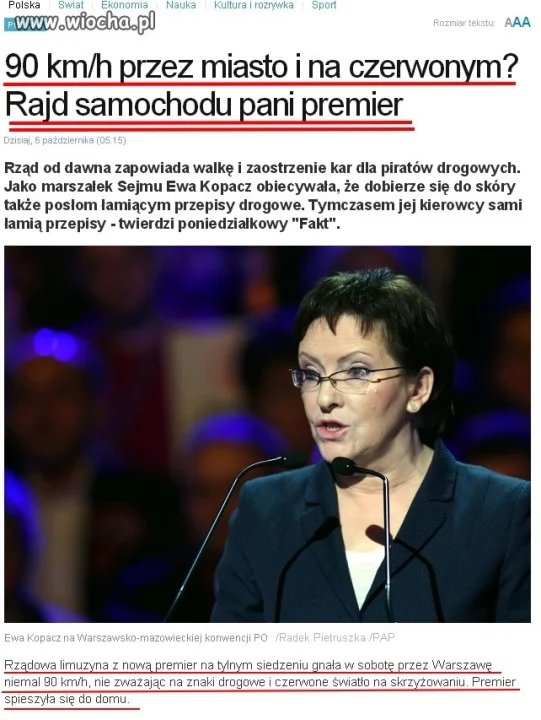 "By żyło się szybciej"...