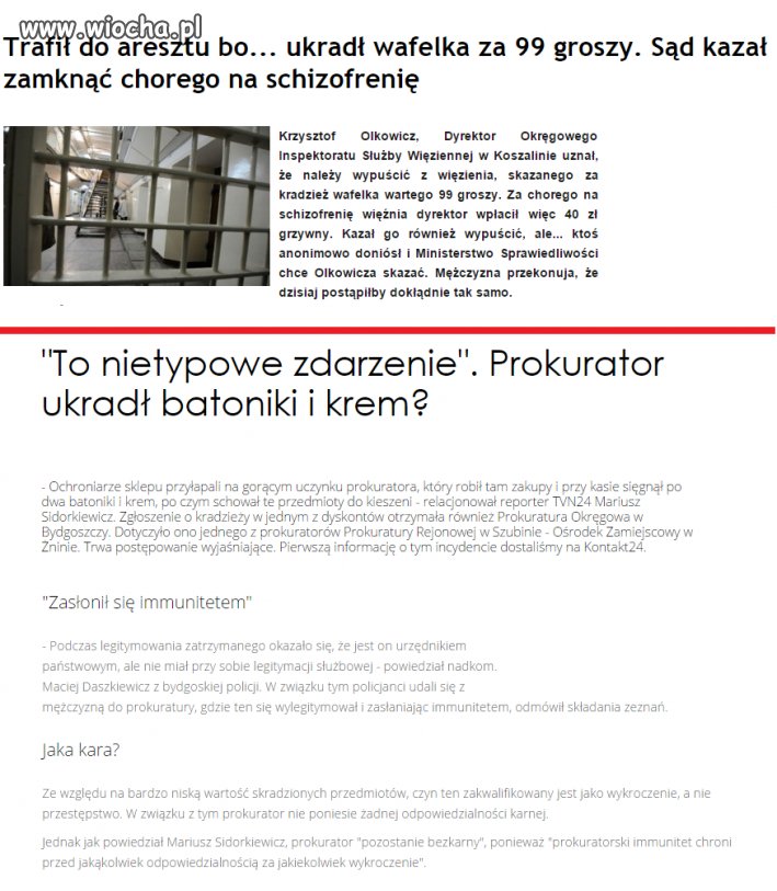 Ten sam czyn i dwa jego różne oblicza.