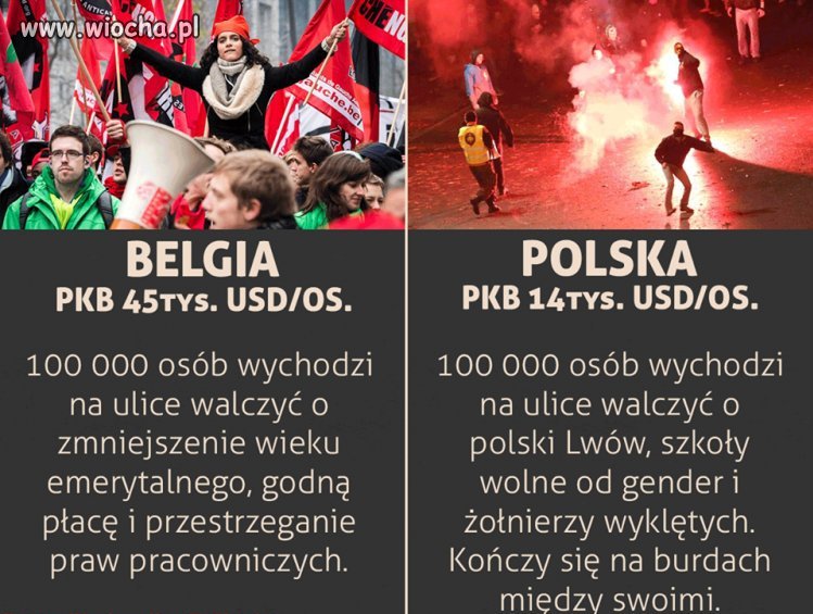Jak to szło? TU JEST POL-SKA, NIE BRUK-SELA...!