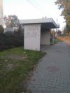 Przystanek odmalowany kilka dni temu...