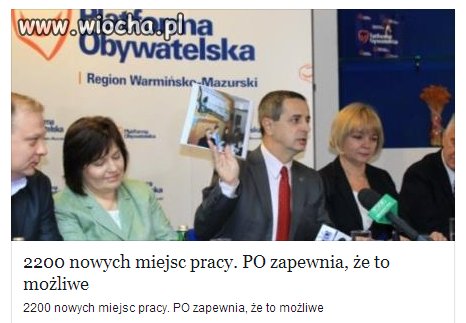 Znów bzdurne obietnice.
