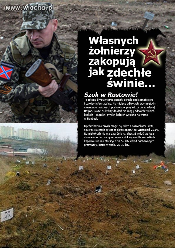 Dla Rosjan człowiek to tylko statystyka...