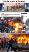 Ponad 100 tys. Belgów wyszło na ulice Brukseli.