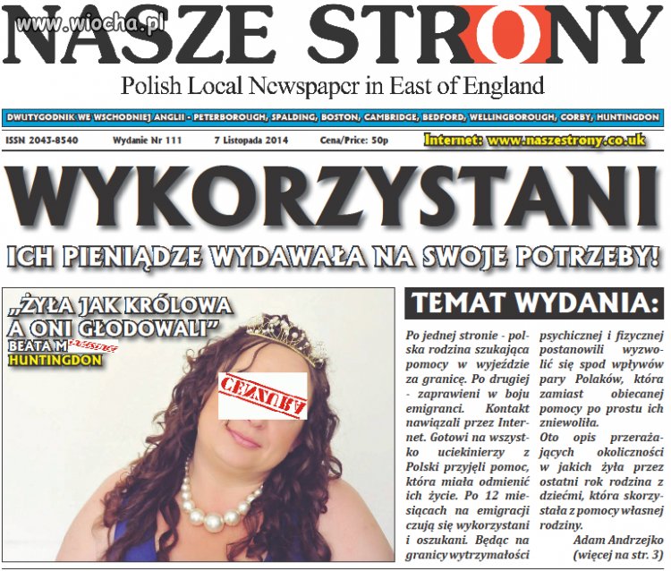 Naciągaczka robiła niewolników z krewnych w UK