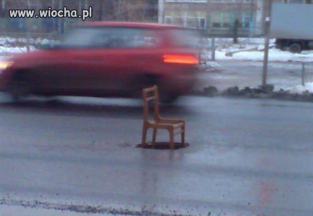 Fachowo oznaczona dziura
