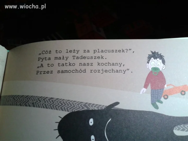 Tatko na asfalcie.