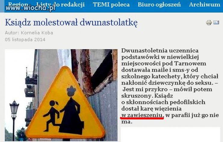 Kara w zawieszeniu za pedofilię!!! 