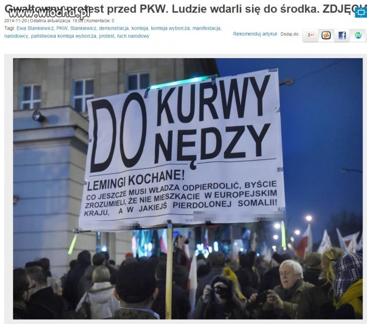OBUDŹCIE SIĘ LEMINGI WYPRANE TVN-em