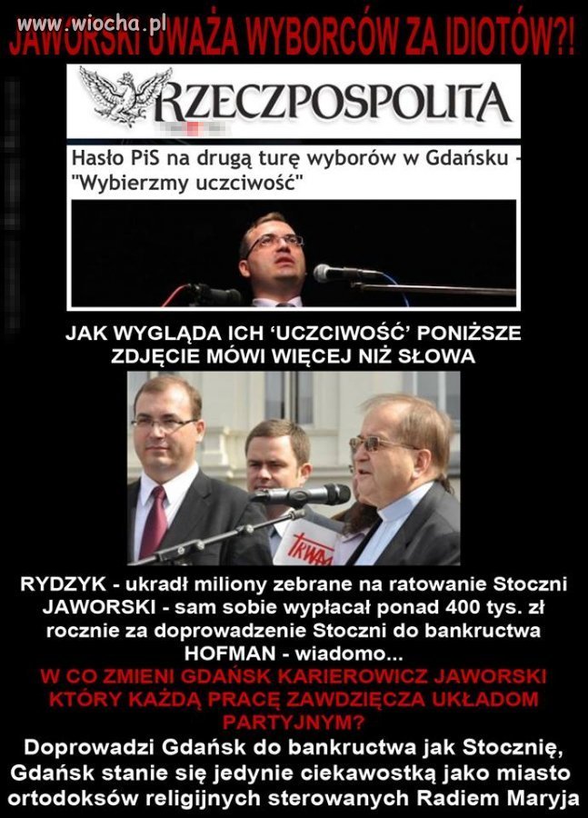 Uważają nas za idiotów? 