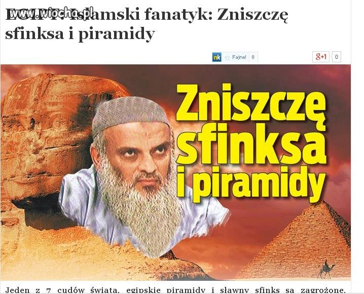 Z głową to koleś ma poważny problem.