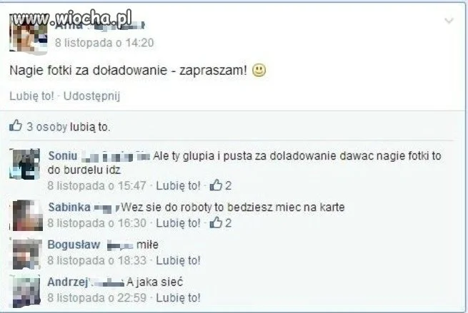 Nagie fotki za doładowanie...