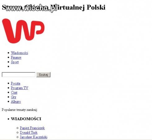 Strona WP po włączeniu dodatku blokującego reklamy
