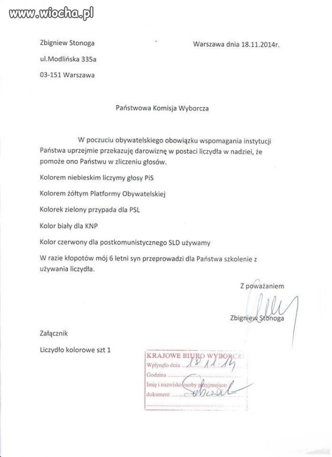 Całkiem poważnie i oficjalnie