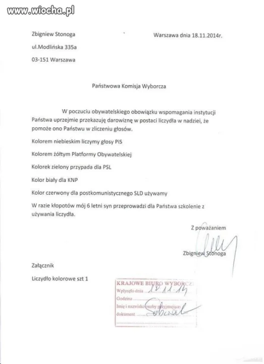 Całkiem poważnie i oficjalnie