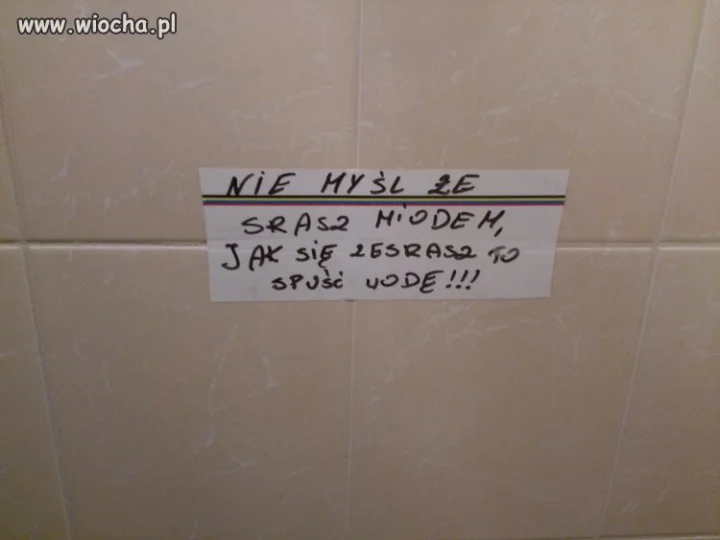 W pewnej toalecie...