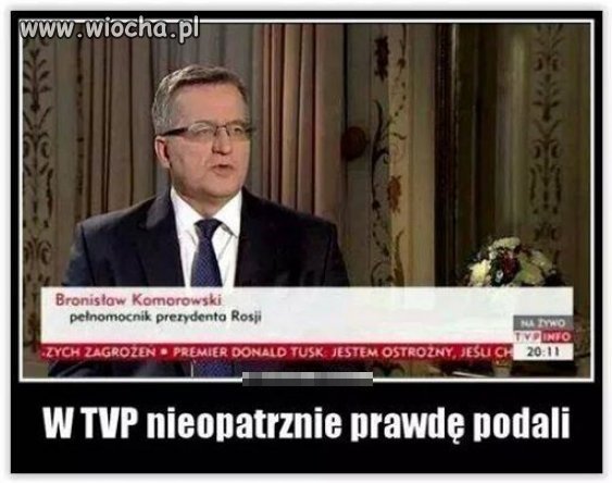 Czasem i w tv prawde powiedzą