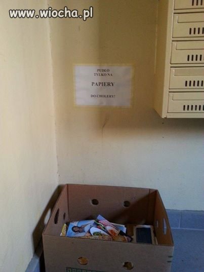 Pudło tylko na papiery