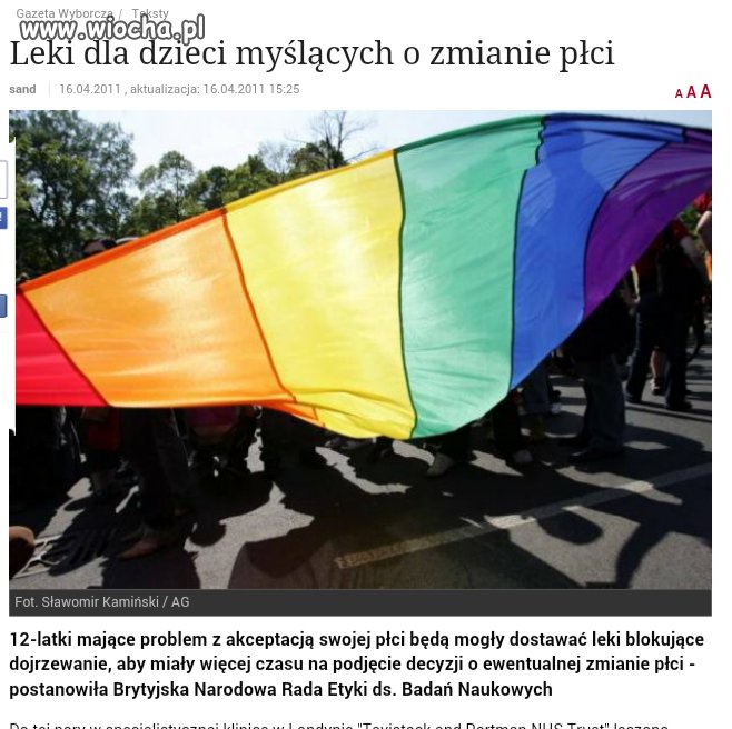 Ten świat, powiadam, jest chory