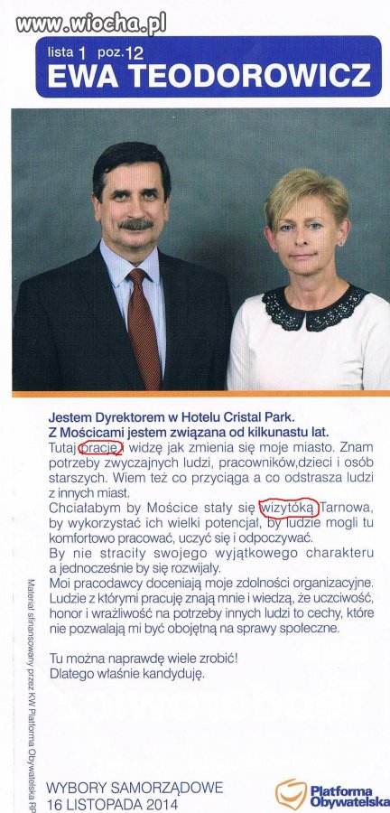 Wizytóka polskiej "elyty" 