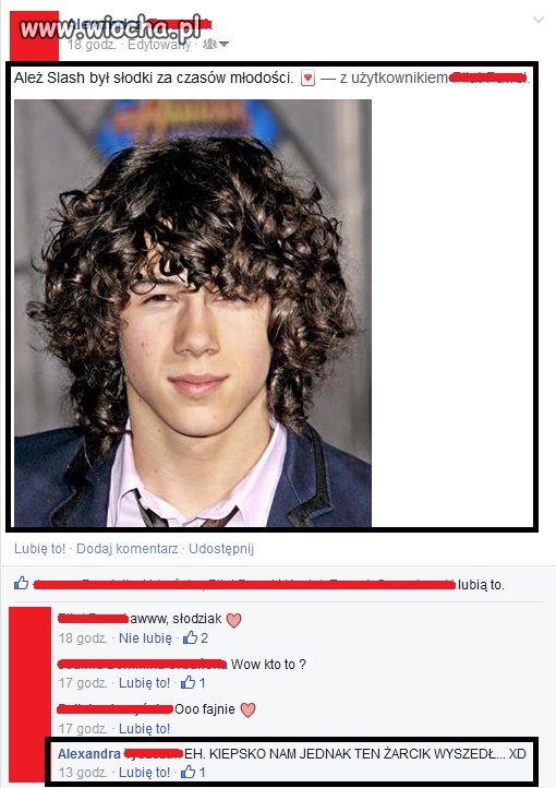 Slash? A może jednak Nick Jonas?