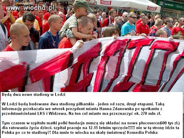 Dla mnie te stadiony to wiocha
