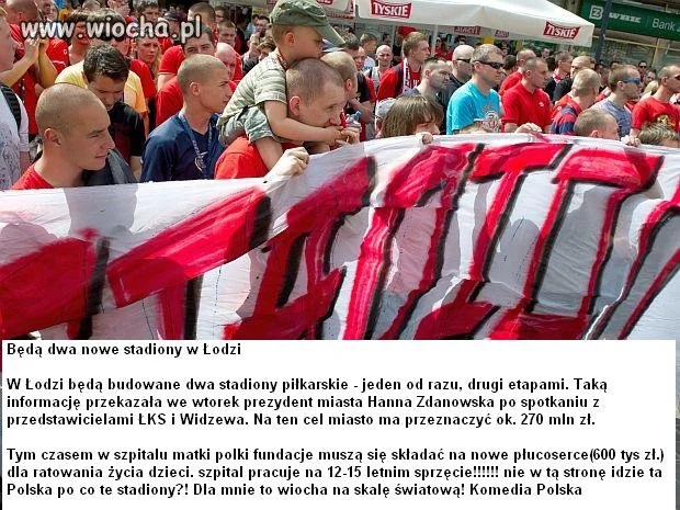 Dla mnie te stadiony to wiocha