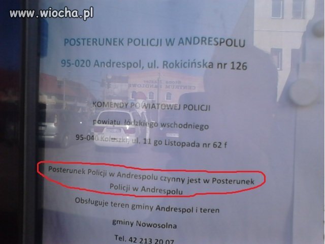 Godziny pracy policji