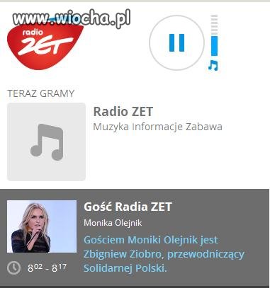 Gość radia ZET Monika Olejnik i Zbigniew Ziobro