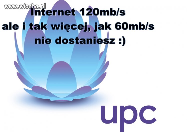 Płacisz za 120 mb/s a dostajesz 60-70mb/s maks 