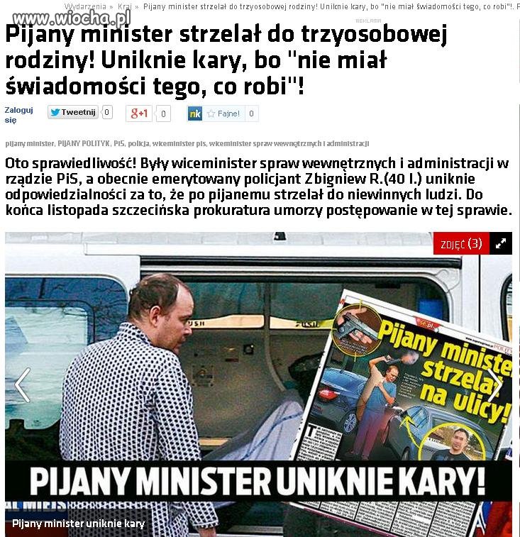 Czyli kradzież batonika za 60 groszy jest większą zbrodnią 