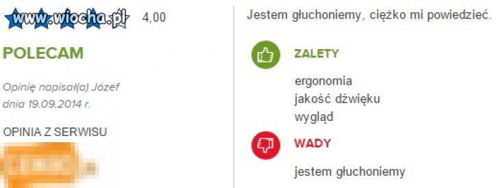 Opinia o słuchawkach