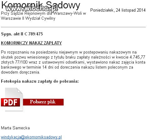 UWAGA OSZUSTWO!!! KRADNĄ DANE, 