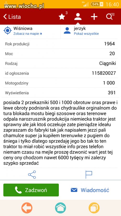 Ciągnik rolniczy